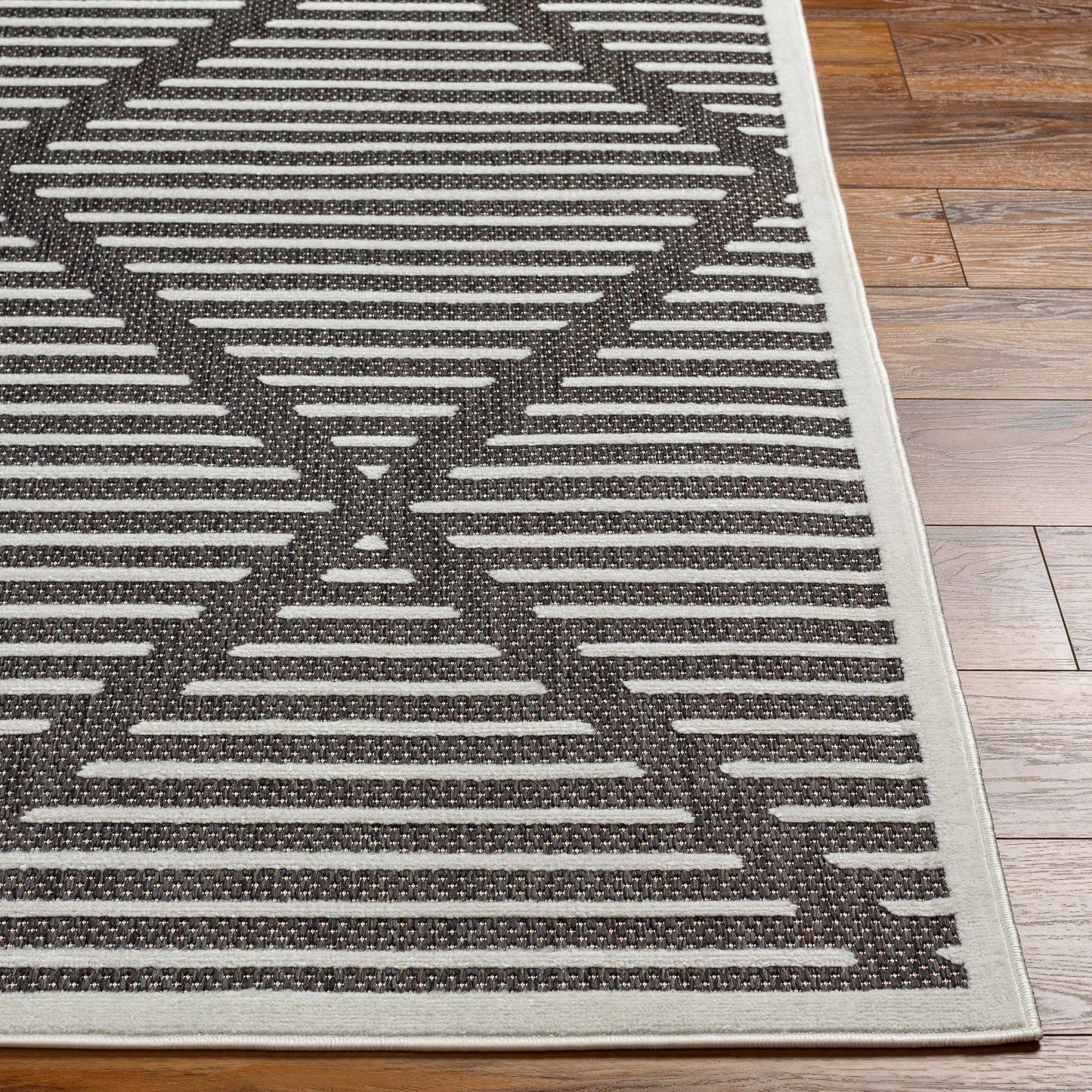Anah Black Outdoor Rug - Boutique Rugs
