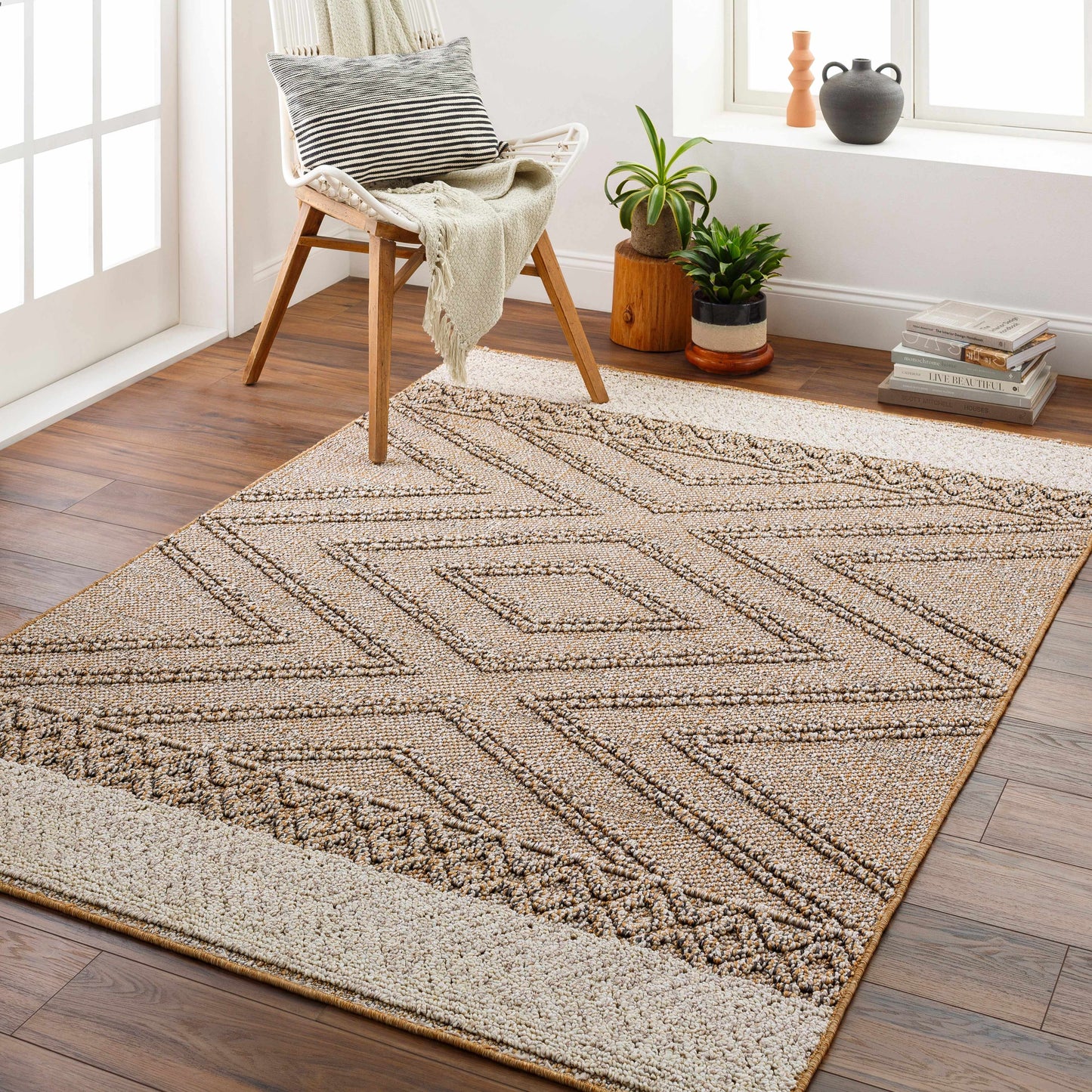 Beige Areli Area Rug - Boutique Rugs