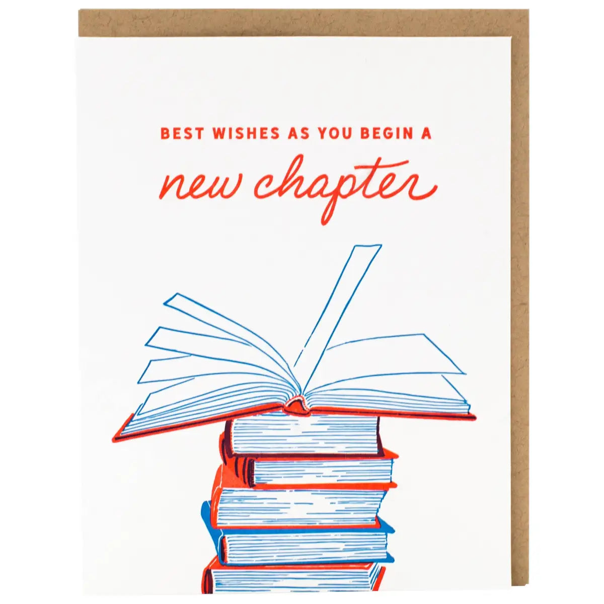 Congratulations Card - Stack of Books - Smudge Ink