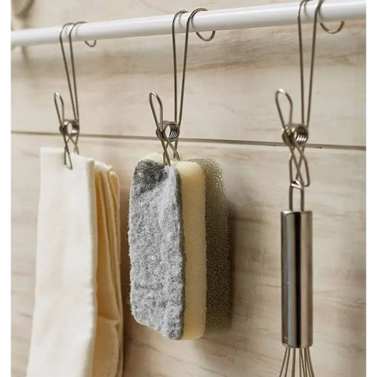 Stainless Steel Kitchen Hook Clips - Fodory