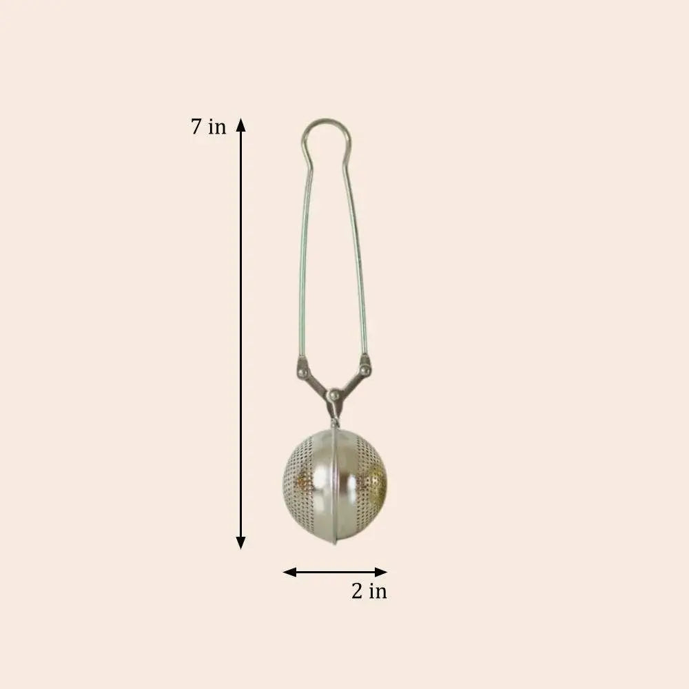 Tea Strainer - Stainless Steel - for Loose Tea - Bamboo Switch