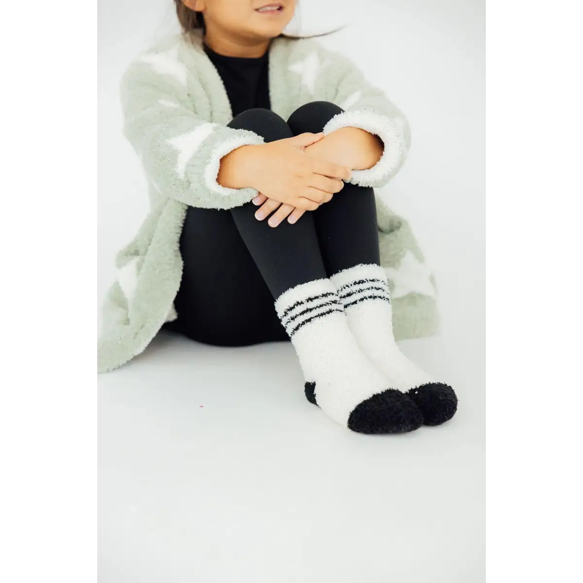 Star Kids Cozy Cardigan - Sage/Coconut - Mila & Rose ®