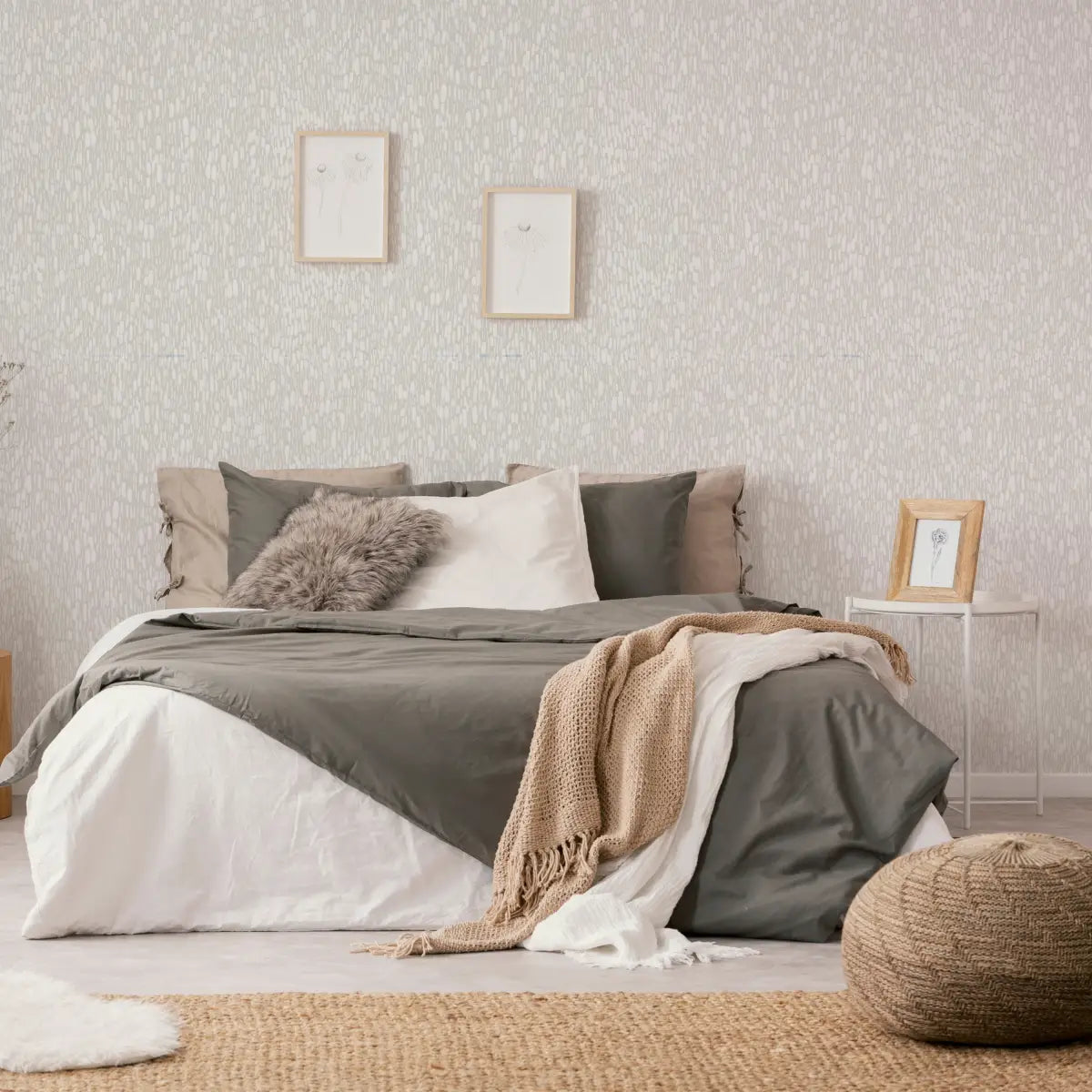 Steele Wallpaper - Soothing Texture - by Morgan Casteel - Loomwell Home Goods