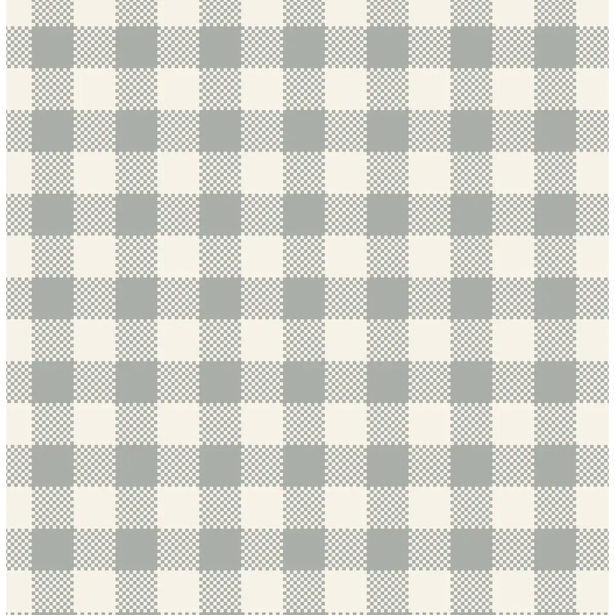 Stetson Wallpaper - Gingham Buffalo Check - by Hailey Kiefer Designs - Loomwell Home Goods