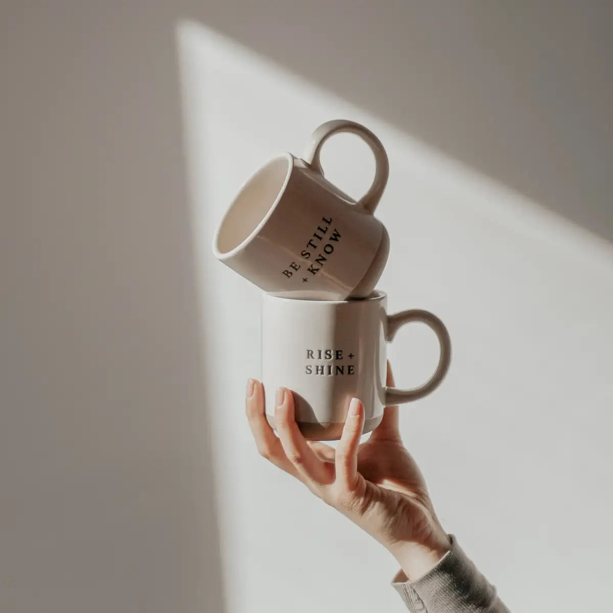 Be Still and Know 14oz. Stoneware Coffee Mug - Sweet Water Decor
