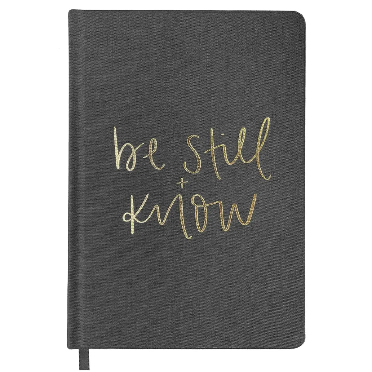 Be Still and Know Fabric Journal - Sweet Water Decor