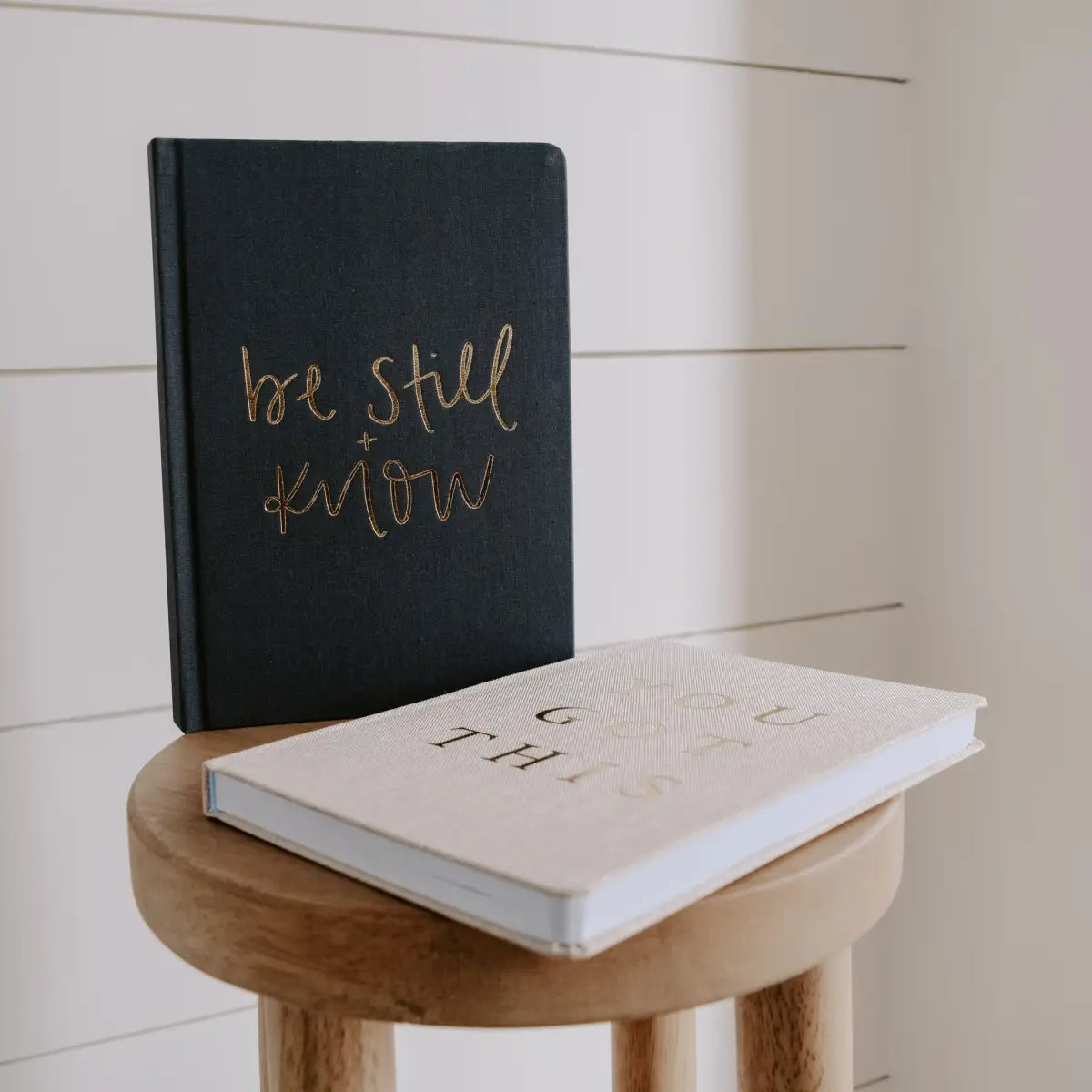 Be Still and Know Fabric Journal - Sweet Water Decor