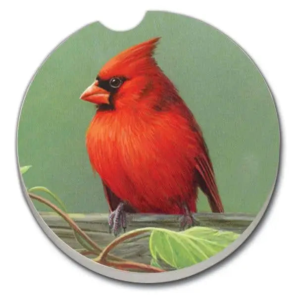 Stone Car Coaster - Cardinal - Thirstystone