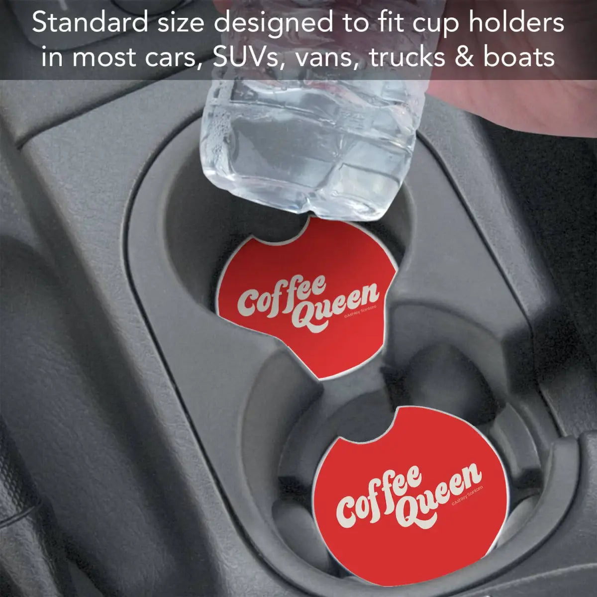 Stone Car Coaster - Coffee Queen - Thirstystone