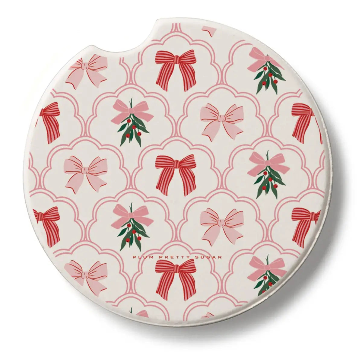 Stone Car Coaster - Coquette Holiday for Christmas - Thirstystone