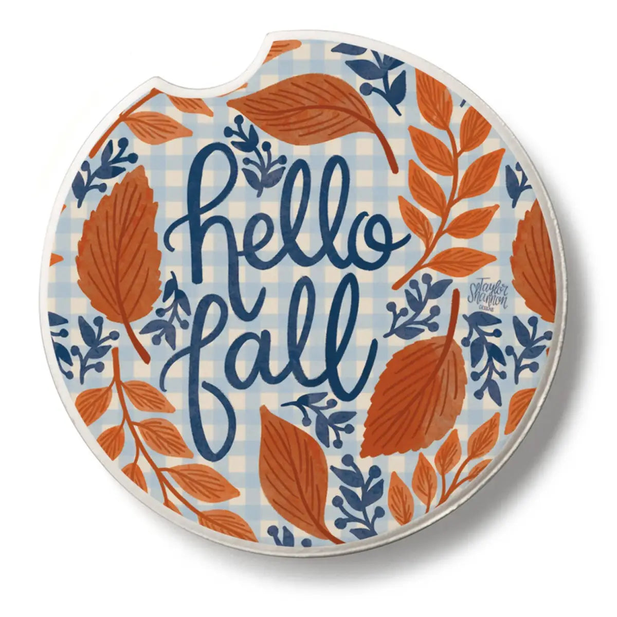 Stone Car Coaster - Hello Fall - Thirstystone