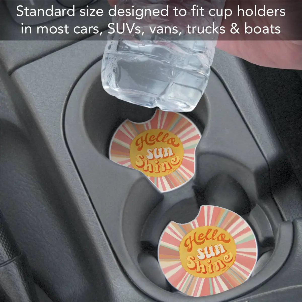 Stone Car Coaster - Hello Sunshine - Thirstystone
