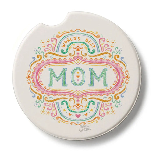 Stone Car Coaster - Mom - Mother’s Day Gift - CounterArt/Highland Home/Thirstystone