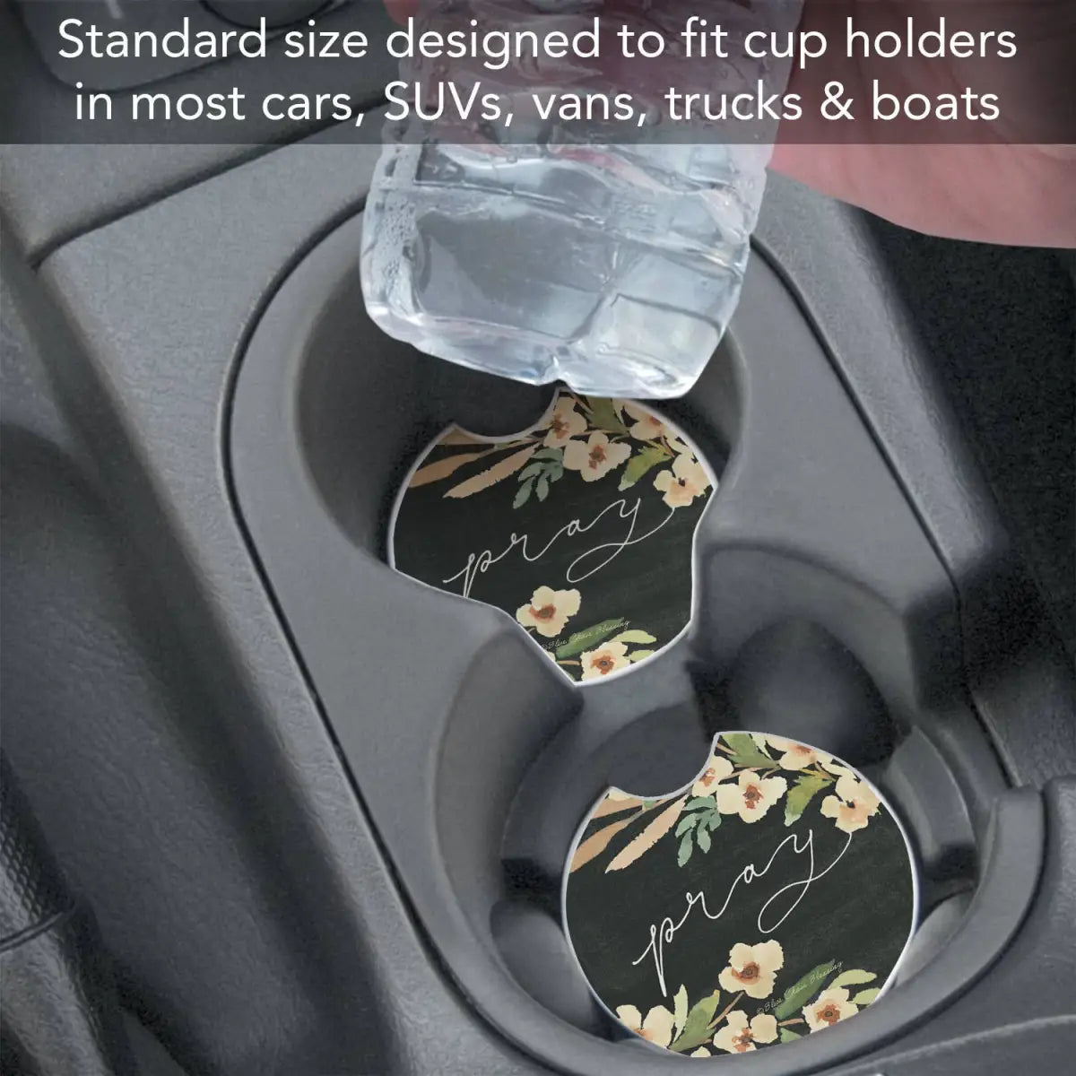 Stone Car Coaster - Pray - Thirstystone