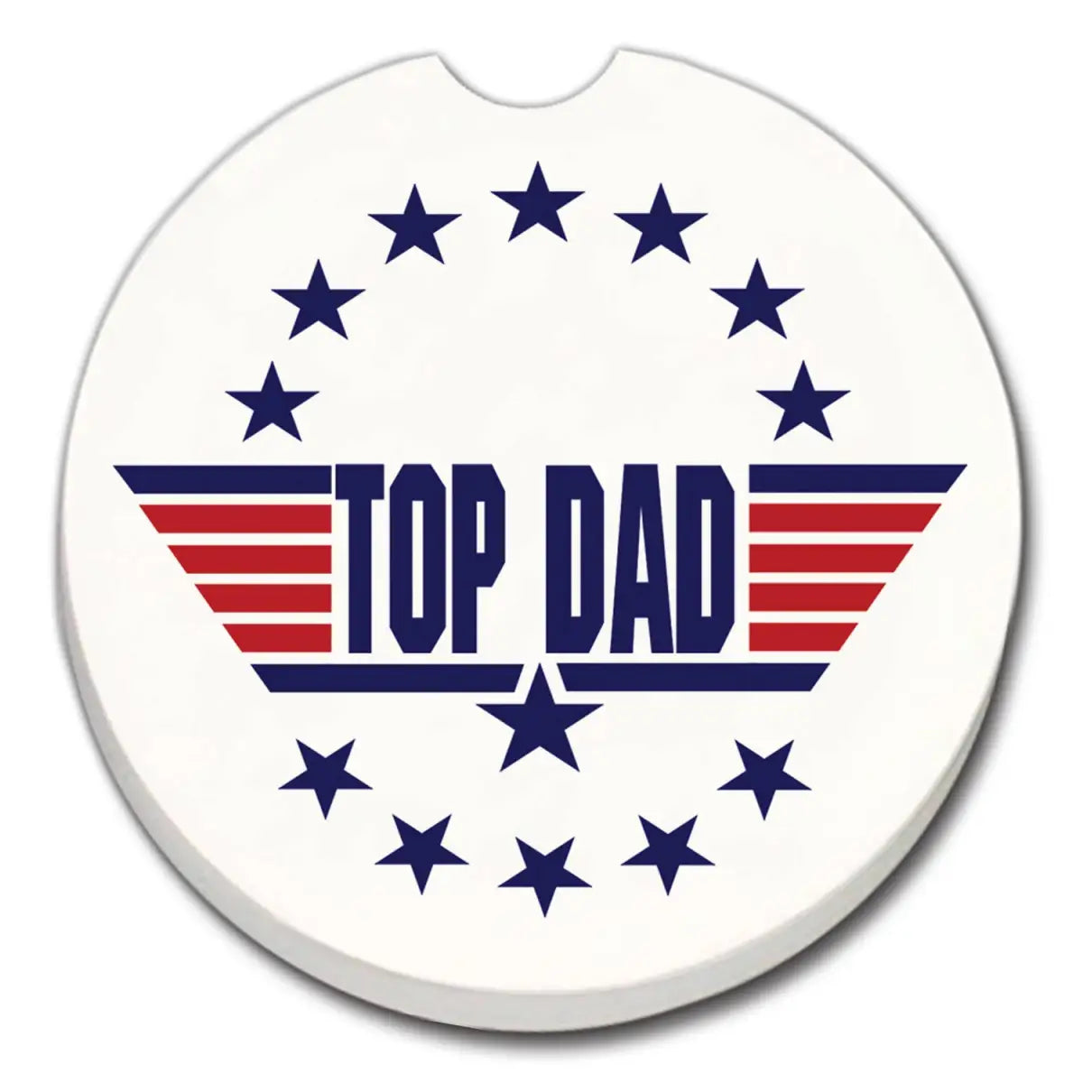 Stone Car Coaster - Top Dad - Father’s Day Gift - CounterArt/Highland Home/Thirstystone
