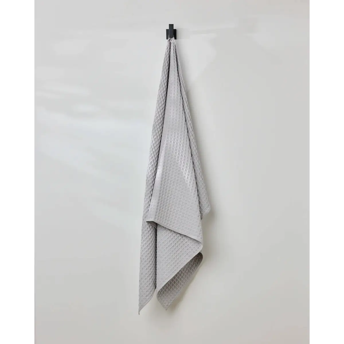Luxury Waffle Bath Towel - Stone - Geometry
