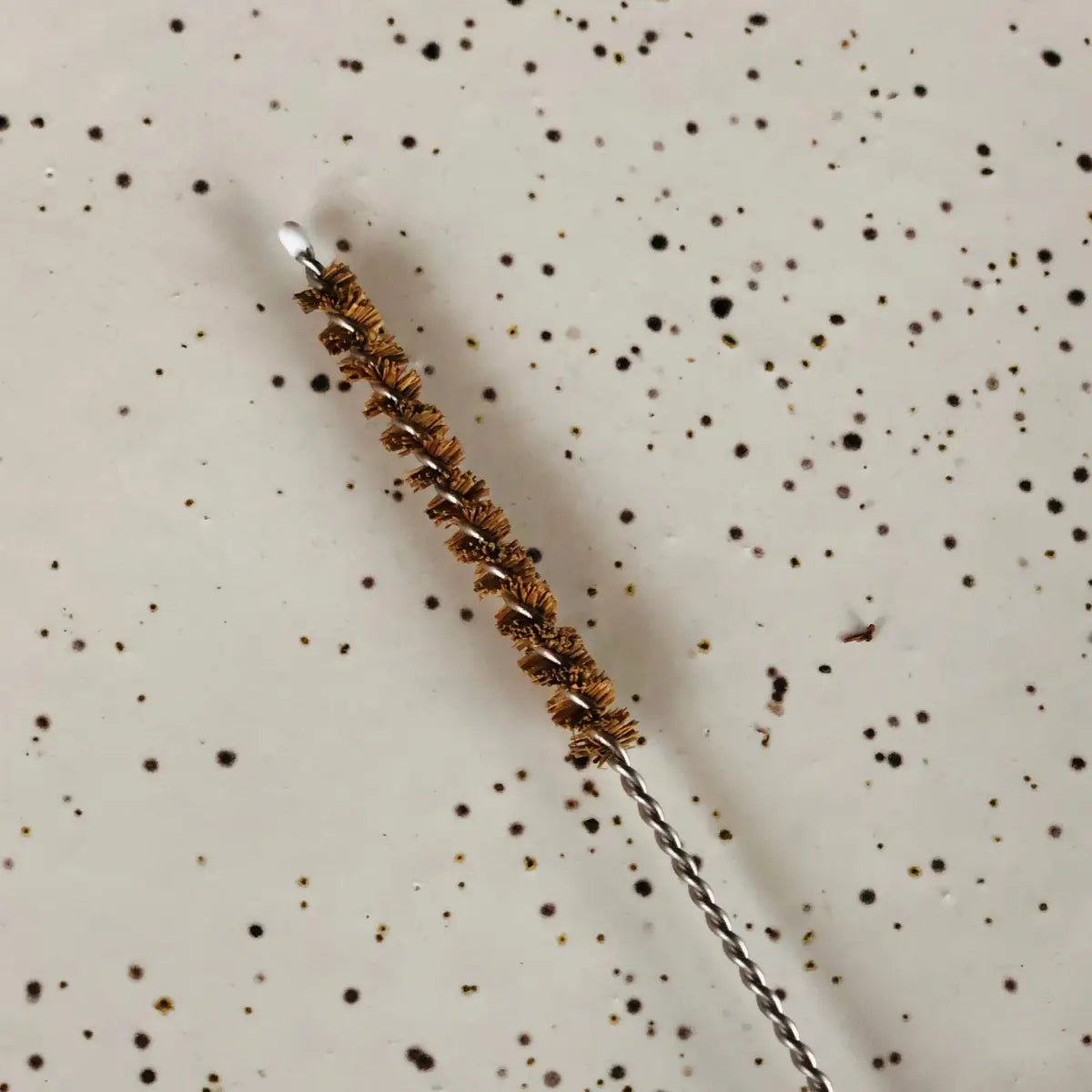 Straw Cleaning Brush - Coconut Fiber Plastic Free - Bamboo Switch