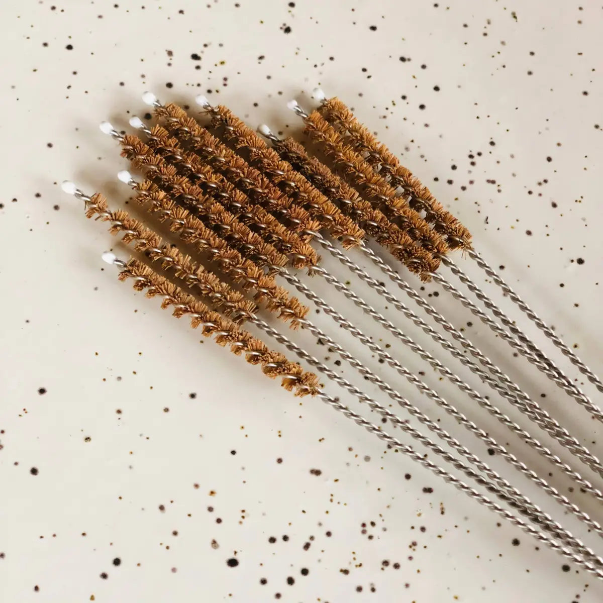 Straw Cleaning Brush - Coconut Fiber Plastic Free - Bamboo Switch
