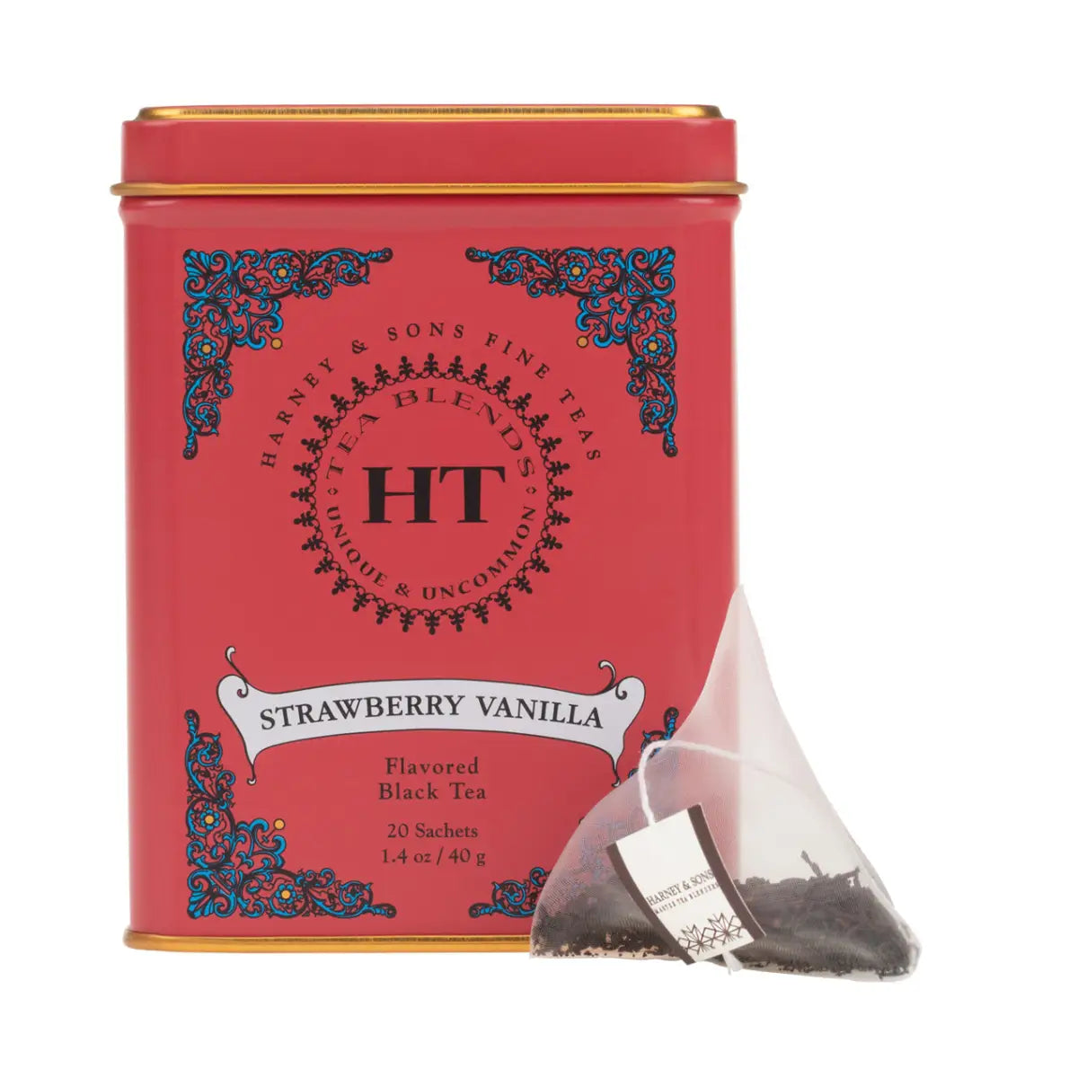 Strawberry Vanilla Tea - HT Tin of 20 Sachets - Sachets / Tin of 20 Sachets - Harney & Sons Fine Teas