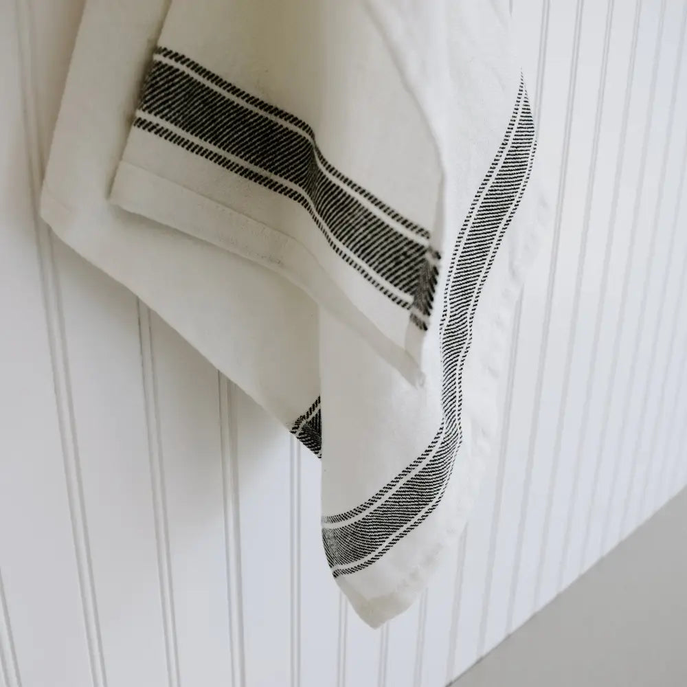 Striped Tea Towel - Three Stripes - Sweet Water Decor