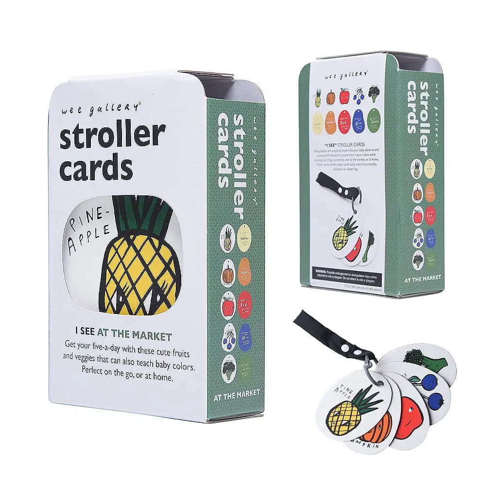 Stroller Cards - I See in the Market - Wee Gallery