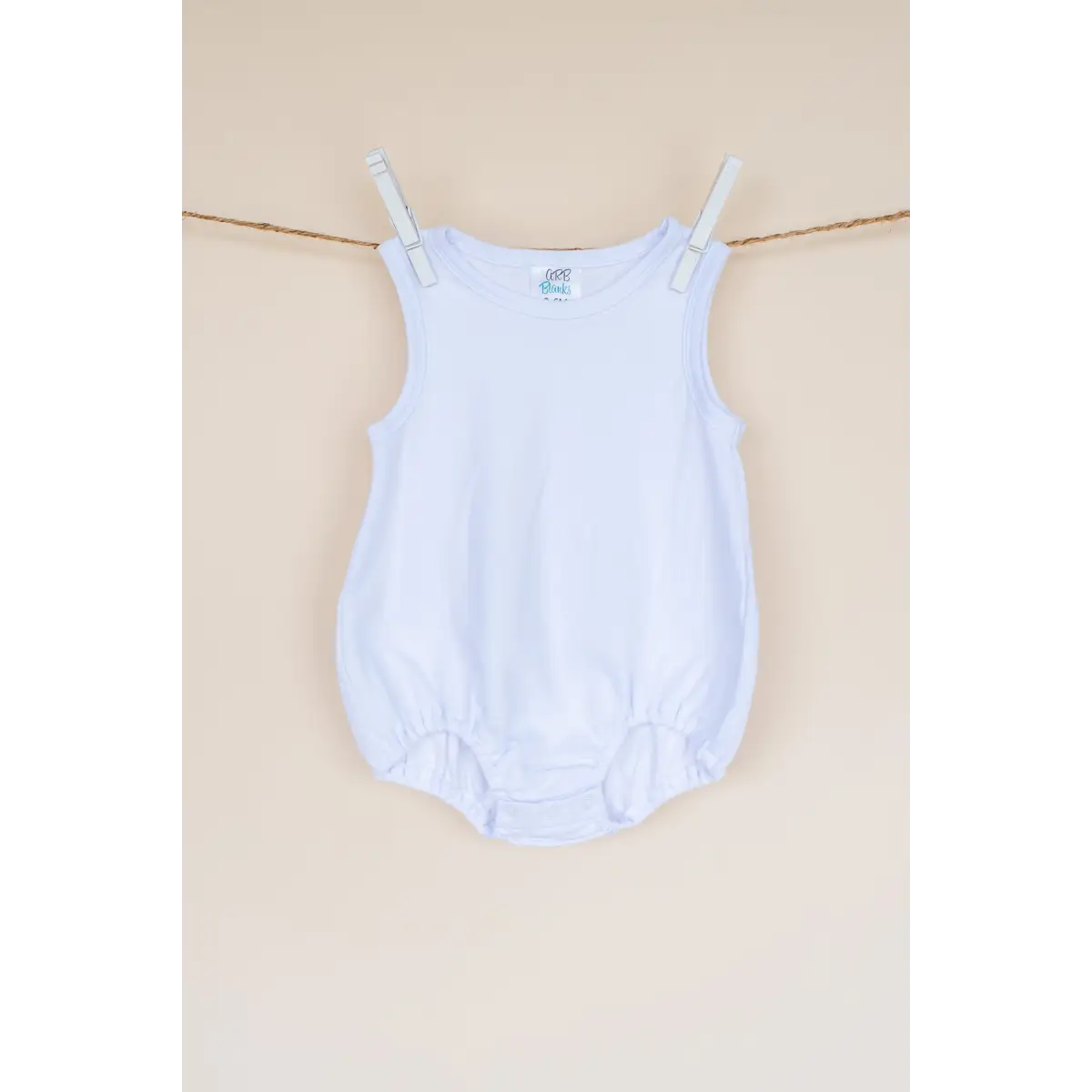 Sublimation Baby Bubbles - Unisex White Baby Bubble / 3-6 Month - ARB Blanks