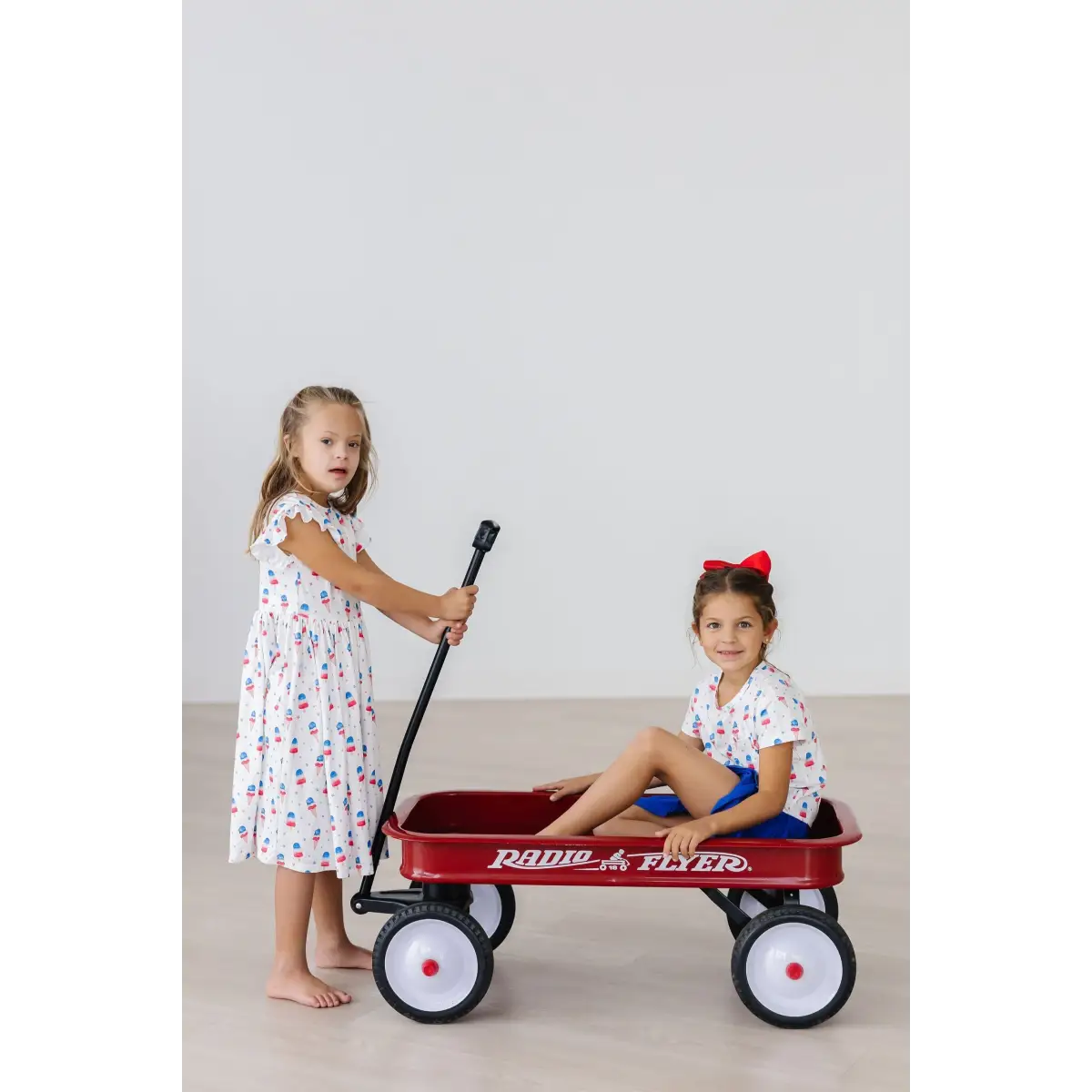 Flutter Sleeve Twirl Dress - Summer Sweets - Patriotic July 4th - Mila & Rose ®