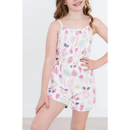 Summer Vacay Strappy Play Romper - Mila & Rose ®