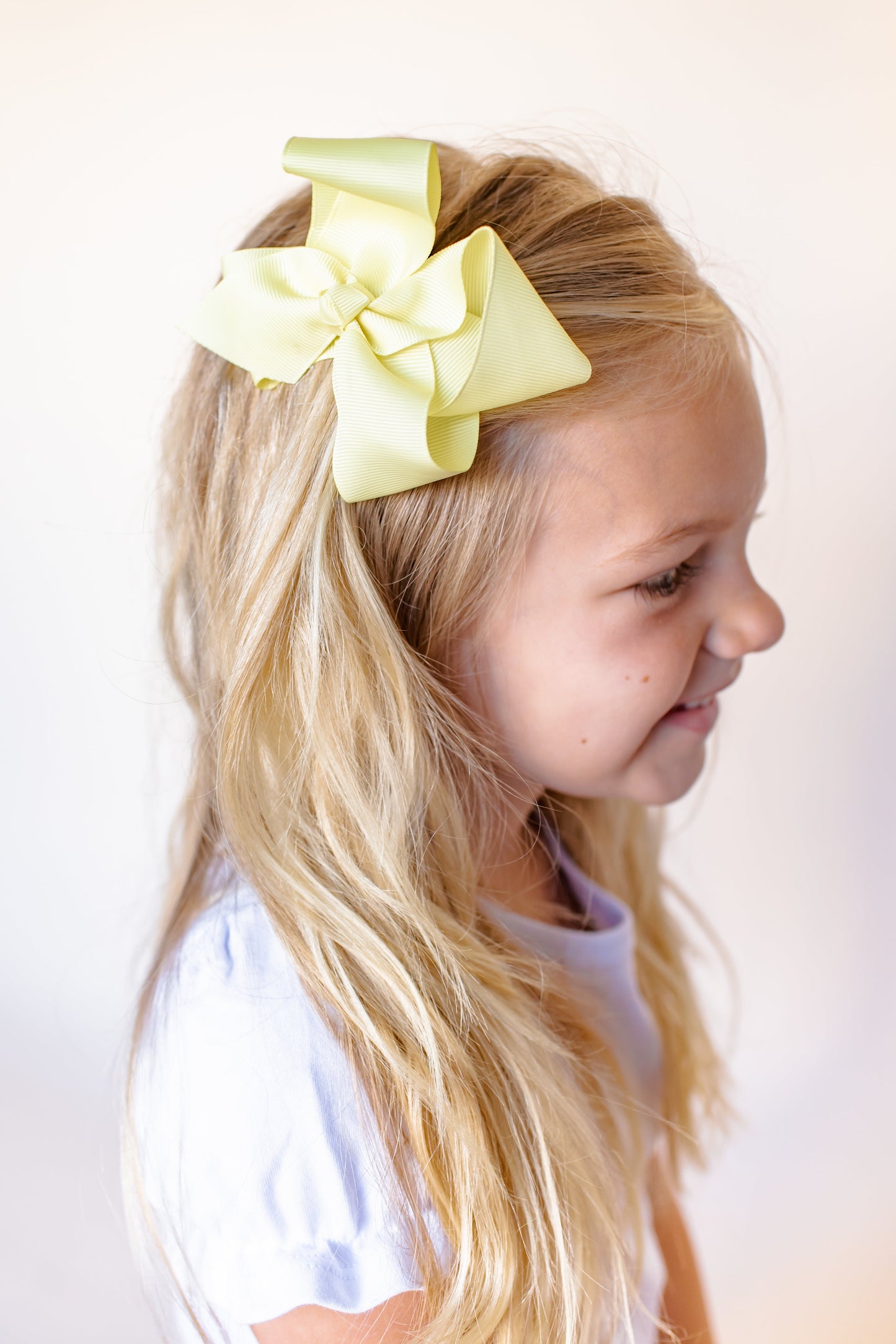 Solid Hair Bows - Summer Yellow / 4’’ - ARB Blanks