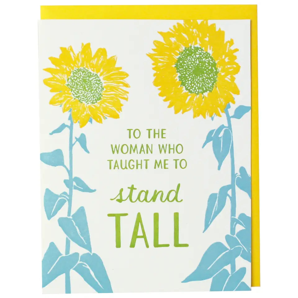 Mother’s Day card - Sunflower - Smudge Ink