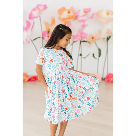 Pocket Twirl Dress - Sunlit Garden - Mila & Rose ®