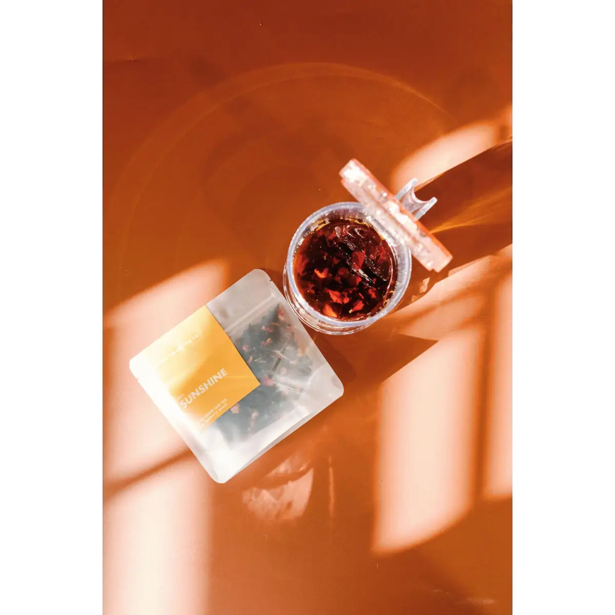 Loose Leaf Tea - Sunshine - Rose Cranberry Peach Orange - Color Theory Tea Co.