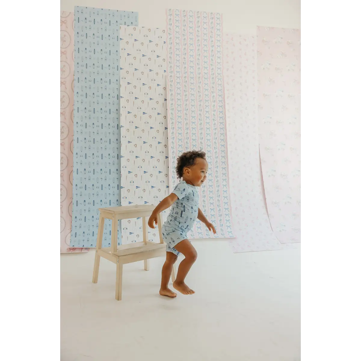 Surfs Up Wallpaper - Surfboards for Kids - by In My Jammers - Loomwell Home Goods