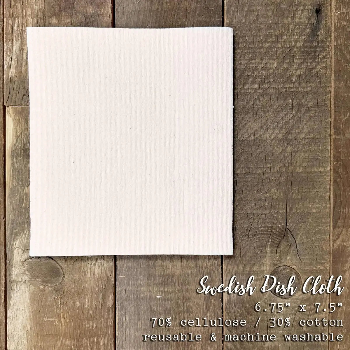 Swedish Dish Cloth - 62002 Alton IL Postmark - Indigo Tangerine