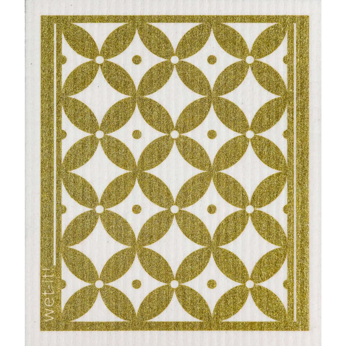 Swedish Dish Cloth - Classic Gold - Wet-it!
