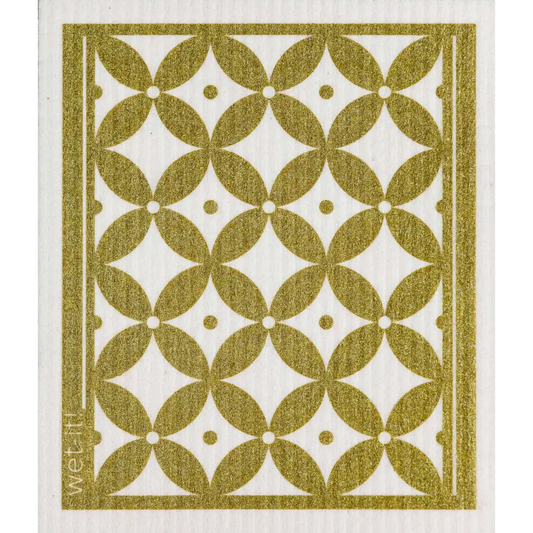Swedish Dish Cloth - Classic Gold - Wet-it!