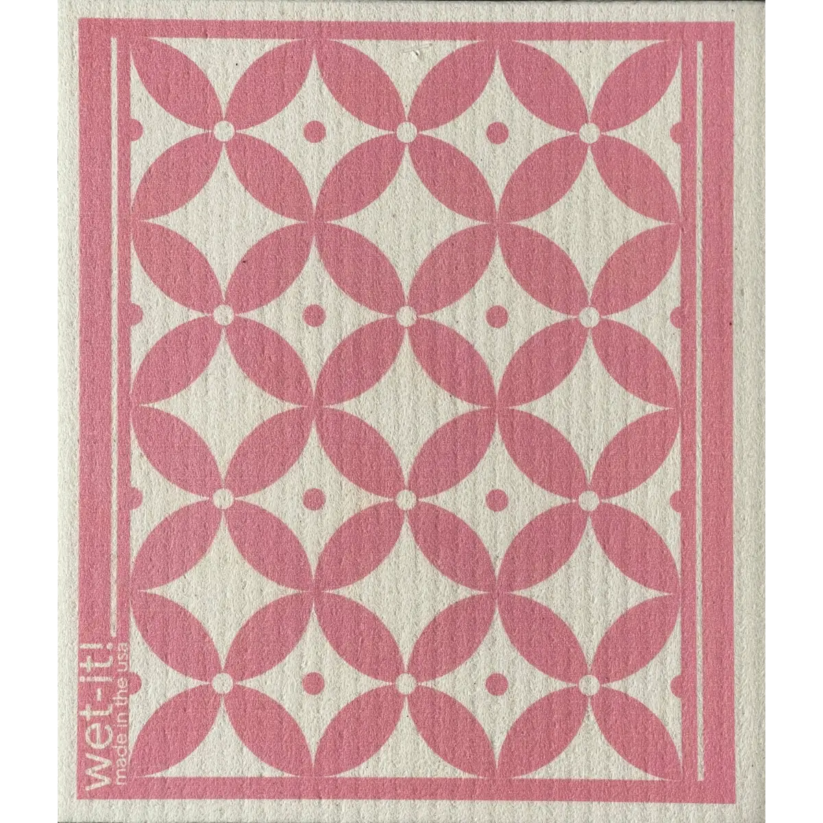 Swedish Dish Cloth - Classic Pink - Wet-it!