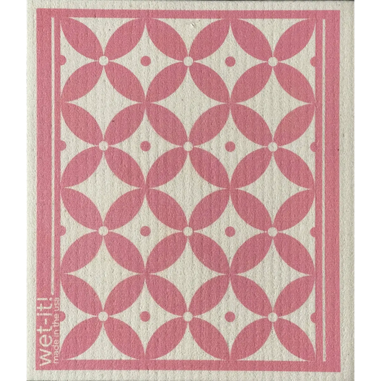 Swedish Dish Cloth - Classic Pink - Wet-it!