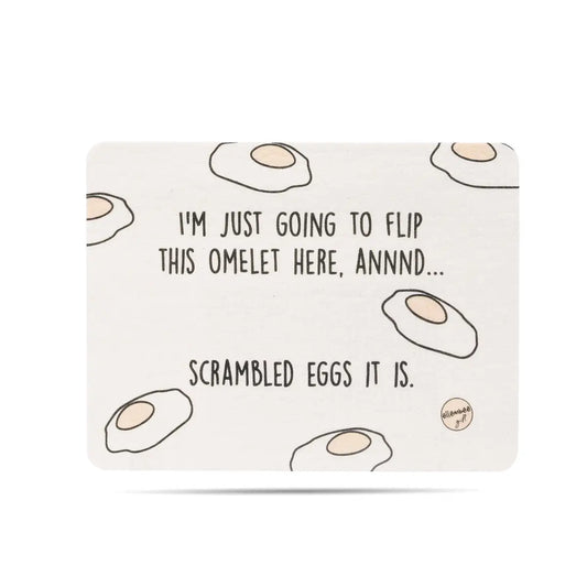 Swedish Dish Cloth - Flip this Omelet - Funny - ellembee gift