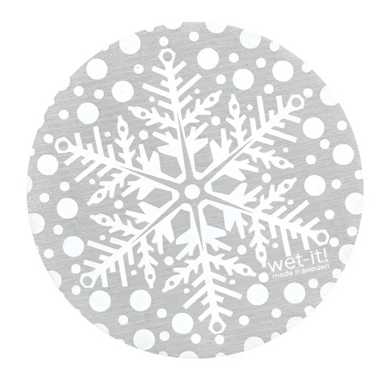 Swedish Dish Cloth - Gray Snowflake - Wet-it!