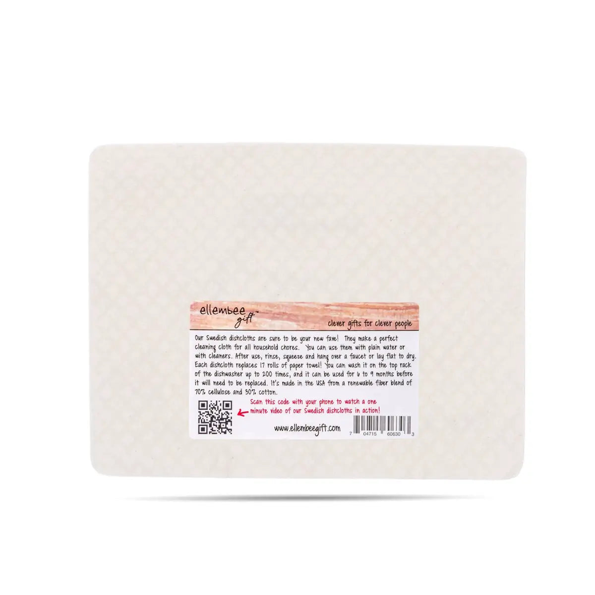 Swedish Dish Cloth - Waffles are Just More Considerate Pancakes - Funny - ellembee gift