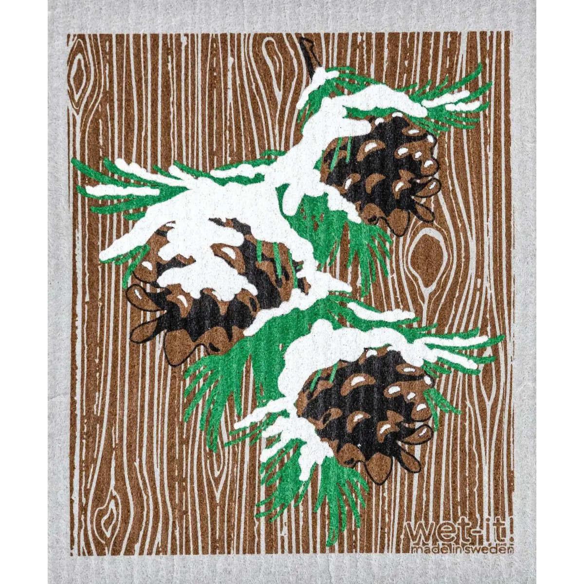 Swedish Dish Cloth - Winter Pine - Wet-it!