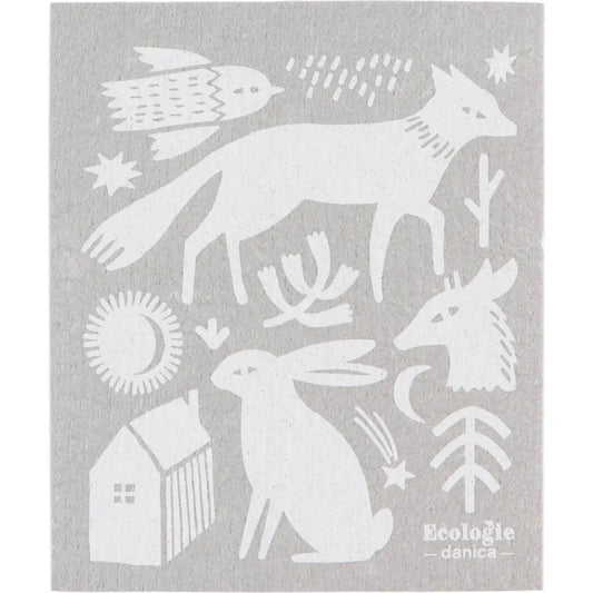 Swedish Dishcloth - Woodland Animals - Ecologie