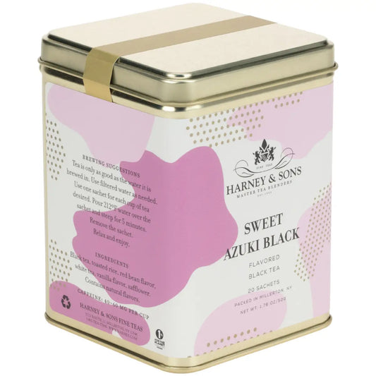Sweet Azuki Black Tea - Tin of 20 Sachets - Sachets / Tin of 20 Sachets - Harney & Sons Fine Teas