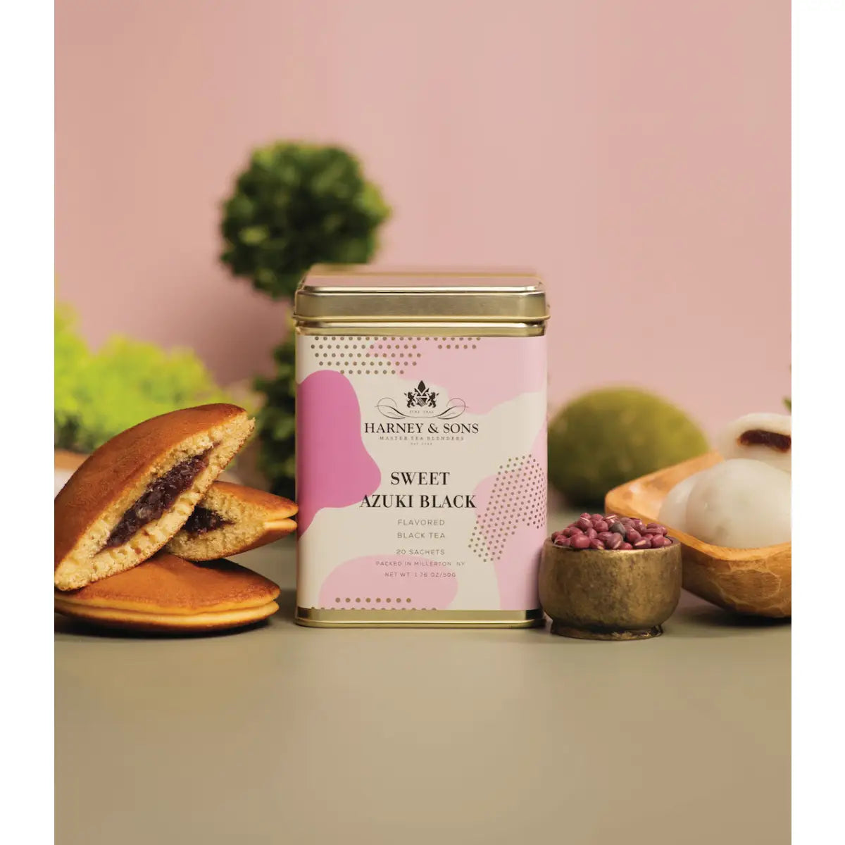 Sweet Azuki Black Tea - Tin of 20 Sachets - Sachets / Tin of 20 Sachets - Harney & Sons Fine Teas