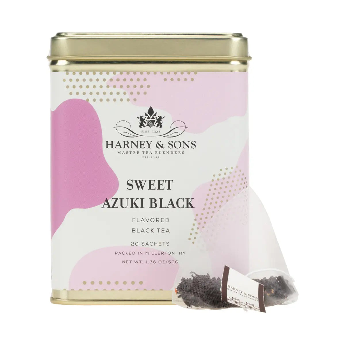 Sweet Azuki Black Tea - Tin of 20 Sachets - Sachets / Tin of 20 Sachets - Harney & Sons Fine Teas