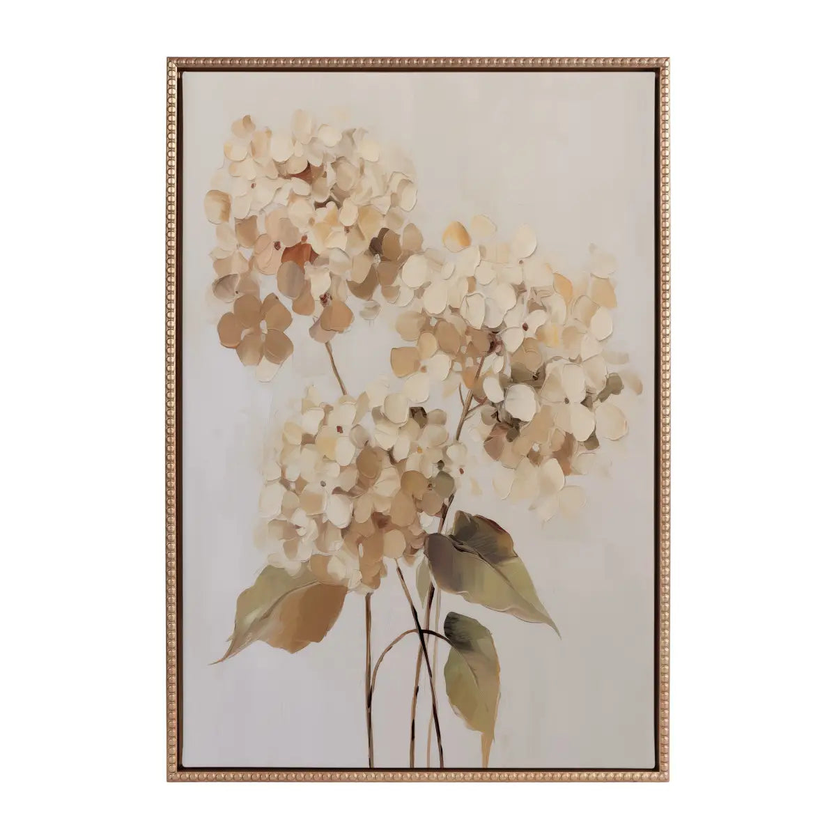 Soft Hydrangeas Framed Canvas - kateandlaurel