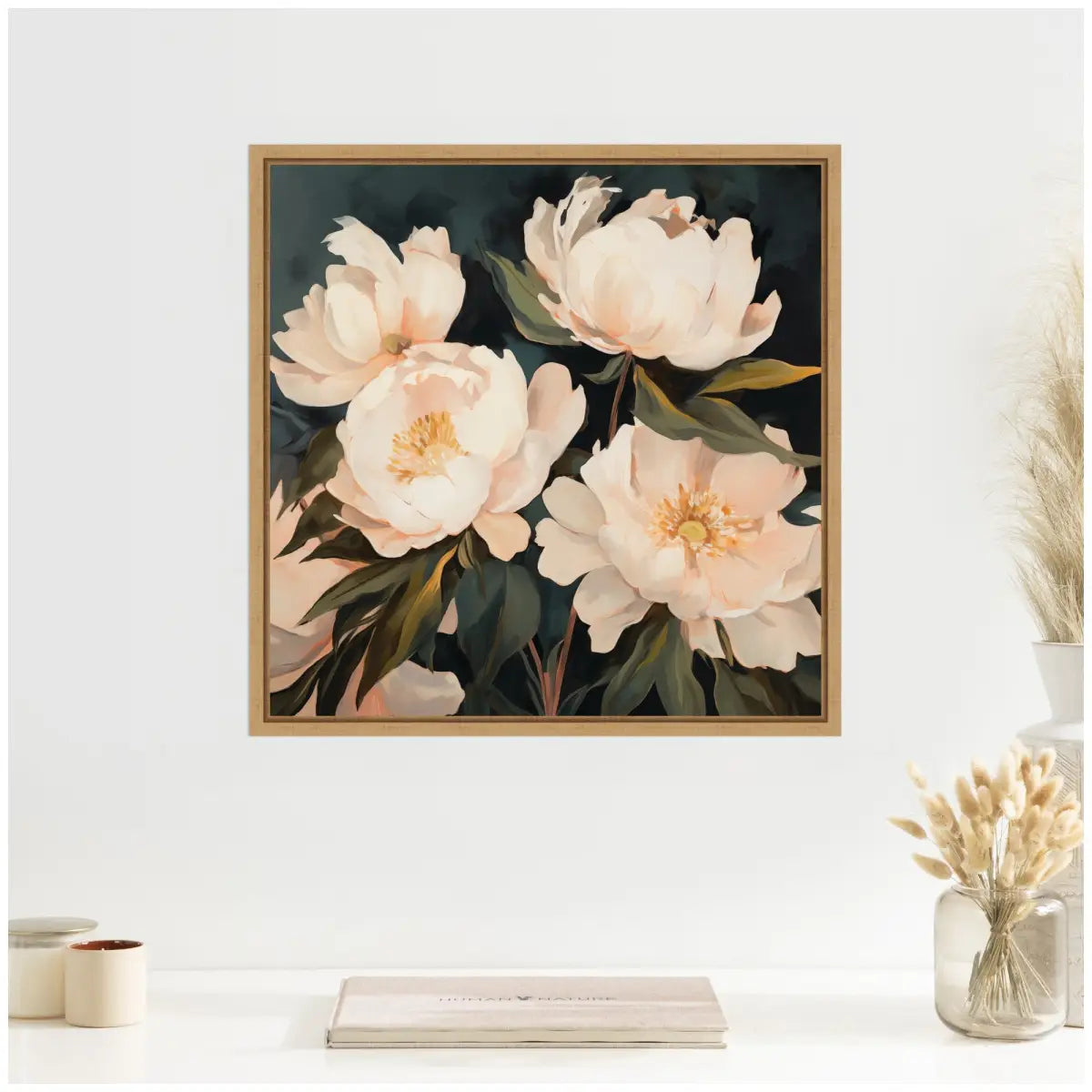 Framed Canvas Art - Floral Bouquets 2 - kateandlaurel