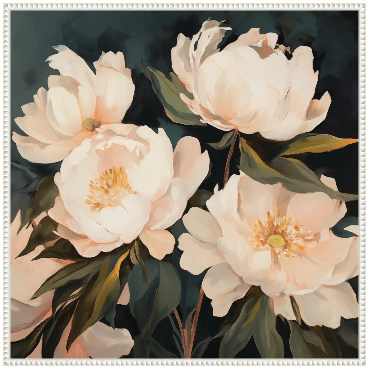 Framed Canvas Art - Floral Bouquets 2 - kateandlaurel