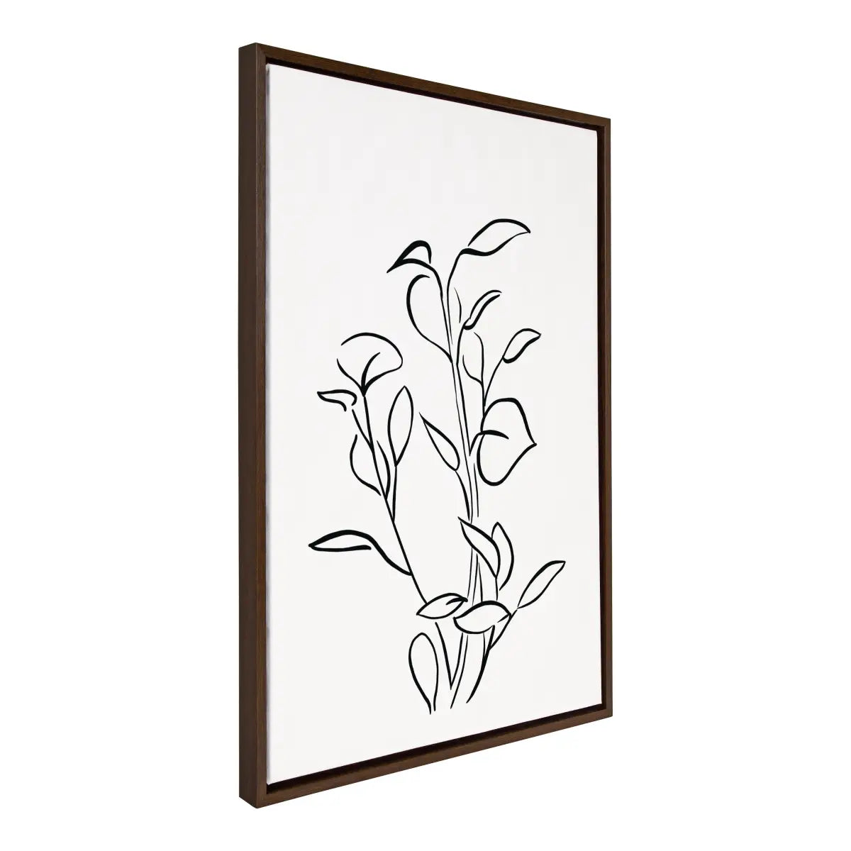 Botanical Sketch Print No 2 Framed Canvas - kateandlaurel